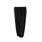Black Appliqué Sweats